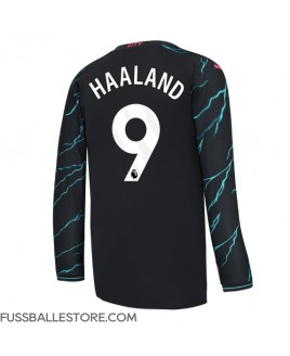 Günstige Manchester City Erling Haaland #9 3rd trikot 2023-24 Langarm